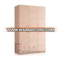 Modern bedroom wardrobes wooden wardrobes design three door clothes cupboard