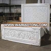 Antique Bed room Furniture - Florence Series Heavy Carved Mahogany Bed